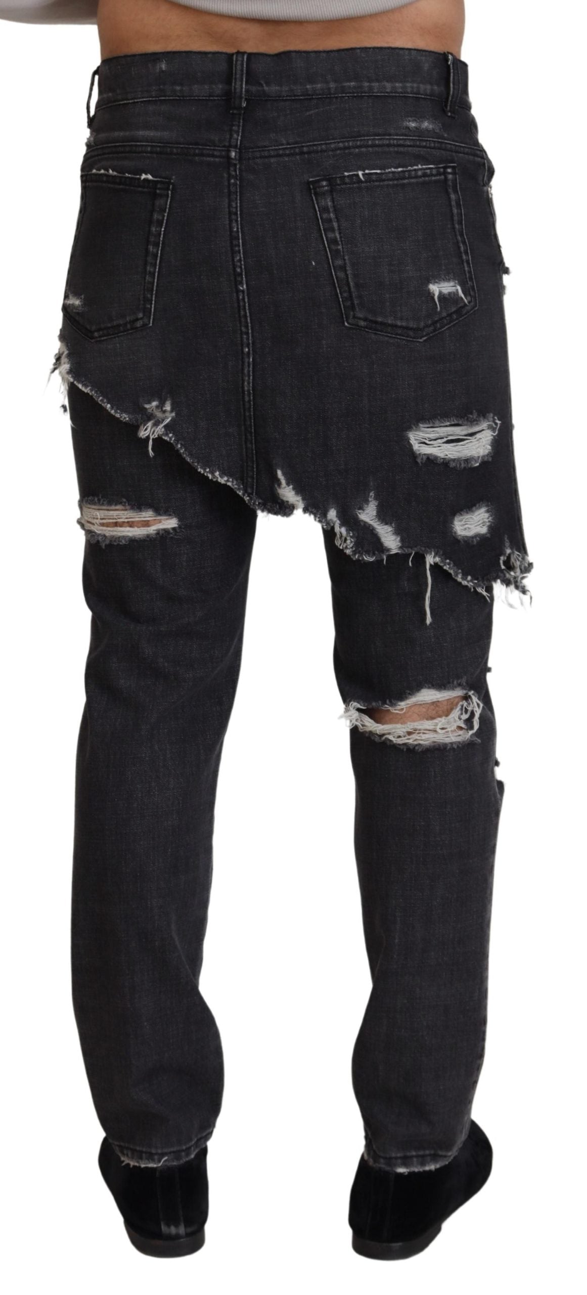 Chic Gray Fashion Denim for the Modern Man