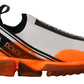 Chic Sorrento Sneakers in White, Orange and Black