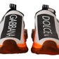 Chic Sorrento Sneakers in White, Orange and Black