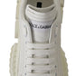 Chic White Super Queen Leather Sneakers