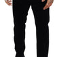Elegant Slim Black Denim Jeans