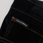 Elegant Slim Black Denim Jeans