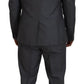 Sleek Silver Martini Slim Fit Three-Piece Suit