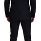 Sleek Martini Style Wool-Silk Men's Suit