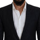 Sleek Martini Style Wool-Silk Men's Suit