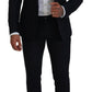 Sleek Martini Style Wool-Silk Men's Suit