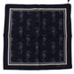 Blue Seahorse DG Printed Square Handkerchief Scarf