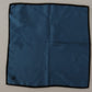 Black Blue DG Crown Printed Square Handkerchief Scarf