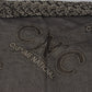 Gray Logo Knit Neck Wrap Shawl Scarf