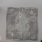 Gray Print Shawl Foulard Branded Scarf