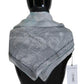 Gray Print Shawl Foulard Branded Scarf