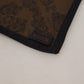 Chic Brown Patterned Square Scarf