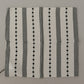 White Dotted Stripes Square Handkerchief Viscose Scarf