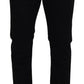 Sleek Black Denim Pants for the Modern Man