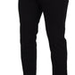 Sleek Black Denim Pants for the Modern Man