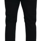 Sleek Black Denim Pants for the Modern Man