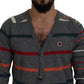 Multicolor Wool Blend Cardigan Sweater