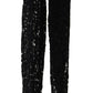 Elegant Black Lace Stretch Sock Pumps