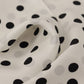 Elegant Silk Mens Scarf in Black and White