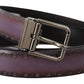 Radiant Violet Leather Belt