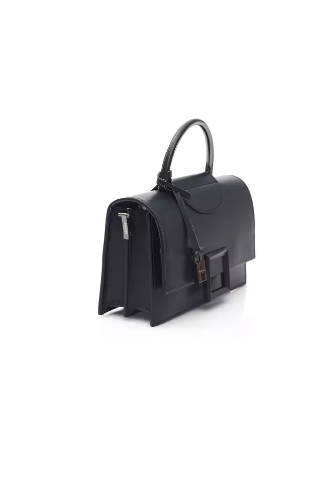 Black Leather Women Handbag