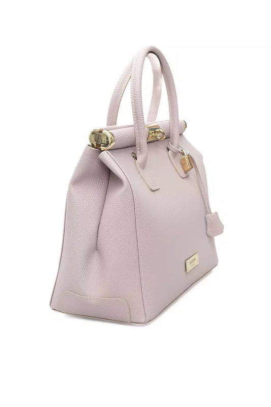 Pink Leather Women Handbag