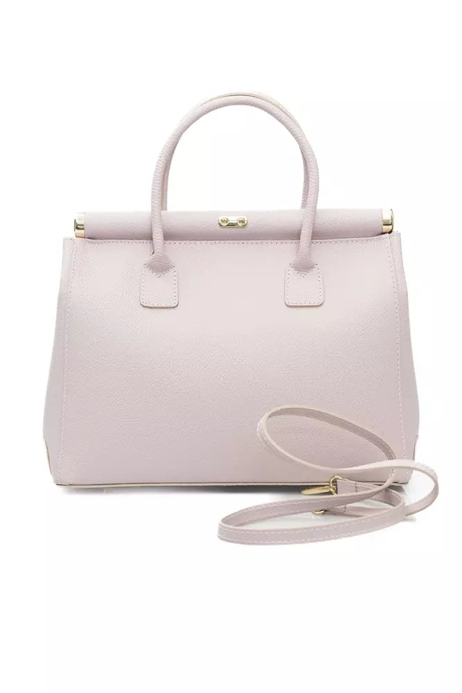 Pink Leather Women Handbag