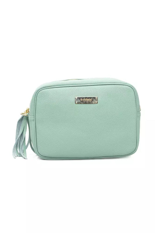 Green Leather Women Shoulder Bag