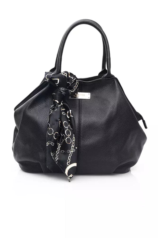 Black Leather Women Shoulder Bag
