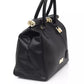 Black Leather Women Handbag