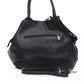 Black Leather Women Shoulder Bag