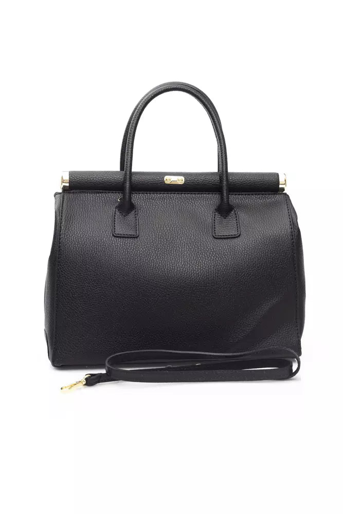 Black Leather Women Handbag