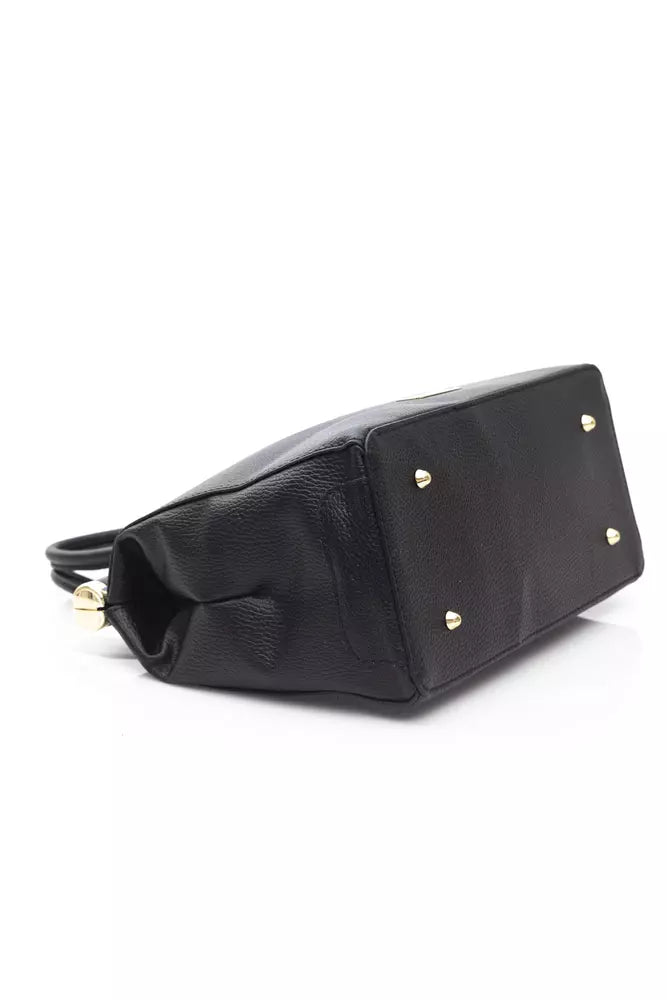 Black Leather Women Handbag