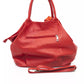 Red Leather Women Shoulder Bag