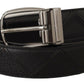 Elegant Italian Leather Belt