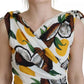 Elegant Crocodile Print Silk Mini Dress