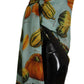 Vegetable Print Silk Blend Scarf