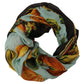 Vegetable Print Silk Blend Scarf