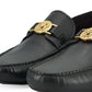 Elegant Black Calf Leather Loafers