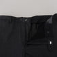Elegant Black Wool Blend Pants for Men