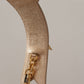 Gold Leather LOVE Patch Bag Shoulder Strap