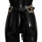Multicolor Silk Sartoria Belt with Gold Buckle