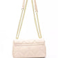 Pink Polyethylene Women Shoulder Bag