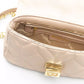 Pink Polyethylene Women Shoulder Bag