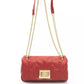 Red Polyethylene Women Shoulder Bag