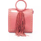 Pink Leather Women Handbag