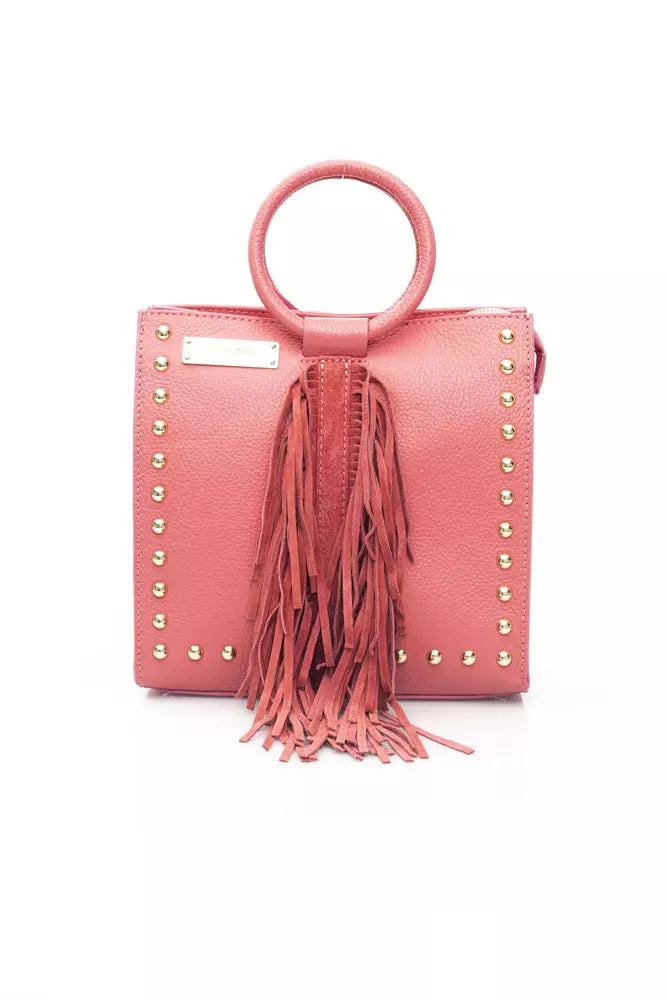 Pink Leather Women Handbag