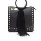 Black Leather Women Handbag