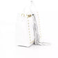 White Leather Women Handbag