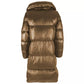 Brown High Collar Zip-Up Women's Jacket